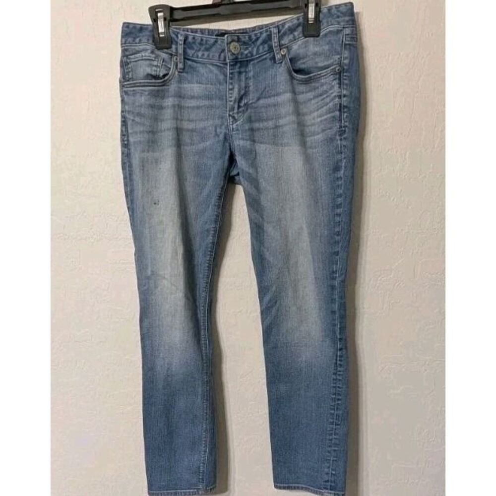 Express Stella Skinny Jeans Women's Size 10 Low Rise Blue Denim 5 Pocket Stretch